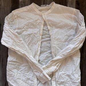 Casual White Button-Down Shirt for Men